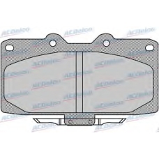 AC0581027D AC Delco Комплект тормозных колодок, дисковый тормоз