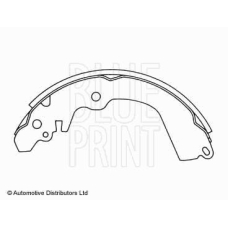 ADC44122 BLUE PRINT Комплект тормозных колодок; Комплект тормозных кол