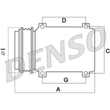 DCP05010 DENSO Компрессор, кондиционер
