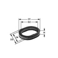 MA1026 CLEAN FILTERS Воздушный фильтр