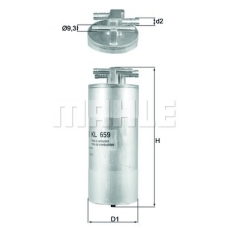 KL 659 KNECHT Топливный фильтр