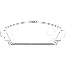 PL-8526 JNBK Колодки тормозные
