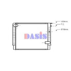 220780N AKS DASIS Радиатор, охлаждение двигателя