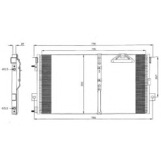 35382 NRF Конденсатор, кондиционер