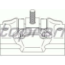 720 355 TOPRAN Подвеска, двигатель