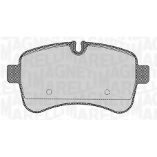 363916060284 MAGNETI MARELLI Комплект тормозных колодок, дисковый тормоз