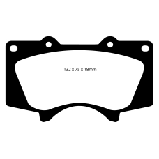 DP61657 EBC Brakes Колодки тормозные