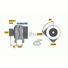 0 124 425 039 BOSCH Генератор