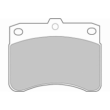 FD6355V NECTO Комплект тормозных колодок, дисковый тормоз