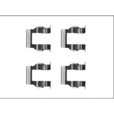 8DZ 355 205-561 HELLA PAGID Комплектующие, колодки дискового тормоза