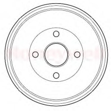 329191B BENDIX Тормозной барабан
