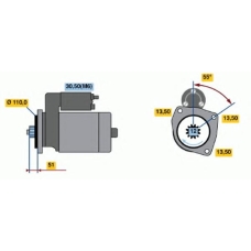 0 001 241 014 BOSCH Стартер