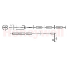 581309 BENDIX Сигнализатор, износ тормозных колодок
