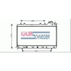 2501801 KUHLER SCHNEIDER Радиатор, охлаждение двигател