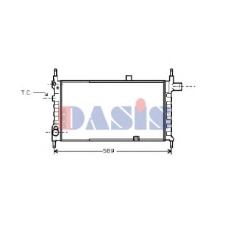 150310N AKS DASIS Радиатор, охлаждение двигателя