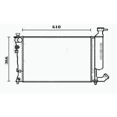 RM0380 EQUAL QUALITY Радиатор, охлаждение двигателя
