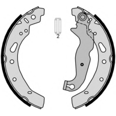 S 24 540 BREMBO Комплект тормозных колодок