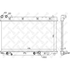10-26664-SX STELLOX Радиатор, охлаждение двигателя