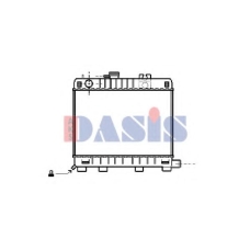 050640N AKS DASIS Радиатор, охлаждение двигателя