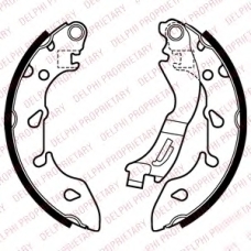 LS2047 DELPHI Комплект тормозных колодок