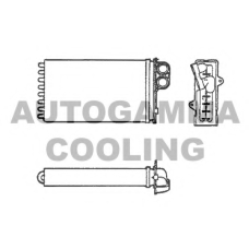 101636 AUTOGAMMA Теплообменник, отопление салона