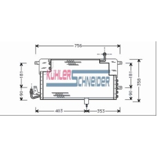 1321801 KUHLER SCHNEIDER Конденсатор, кондиционер