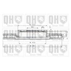 BDC5158 QUINTON HAZELL Тормозной диск