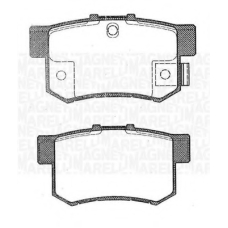 363916060462 MAGNETI MARELLI Комплект тормозных колодок, дисковый тормоз