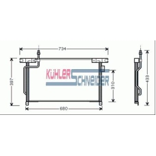 1620071 KUHLER SCHNEIDER Конденсатор, кондиционер