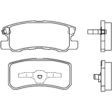 P 54 031 BREMBO Комплект тормозных колодок, дисковый тормоз