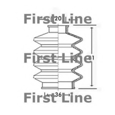 FCB2423 FIRST LINE Пыльник, приводной вал