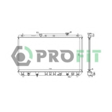 PR 8130A1 PROFIT Радиатор, охлаждение двигателя