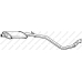 282-035 BOSAL Средний глушитель выхлопных газов