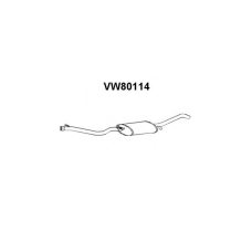 VW80114 VENEPORTE Глушитель выхлопных газов конечный