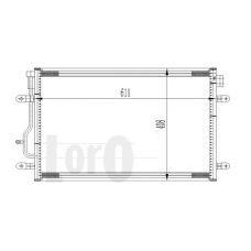 003-016-0012 LORO Конденсатор, кондиционер