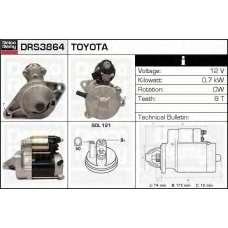 DRS3864 DELCO REMY Стартер