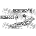 MZM-001 FEBEST Подвеска, двигатель