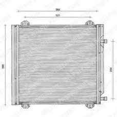 TSP0225104 DELPHI Конденсатор, кондиционер