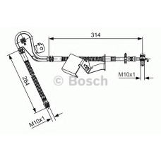 1 987 481 471 BOSCH Тормозной шланг