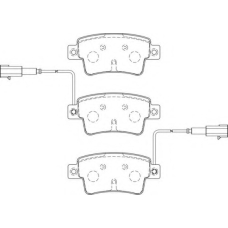 DBP234325 DURON Комплект тормозных колодок, дисковый тормоз