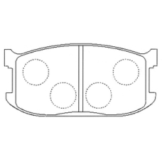 PN-5070 JNBK Колодки тормозные