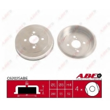 C62025ABE ABE Тормозной барабан