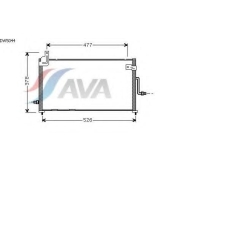 DW5044 AVA Конденсатор, кондиционер