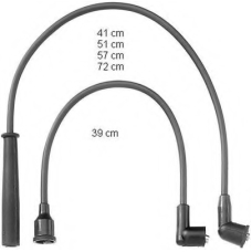 ZEF824 BERU Комплект проводов зажигания