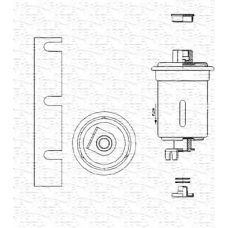 213908908300 MAGNETI MARELLI Фильтр топливный