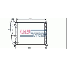 1714801 KUHLER SCHNEIDER Радиатор, охлаждение двигател