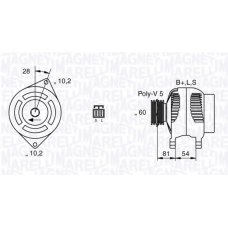 063532601010 MAGNETI MARELLI Генератор