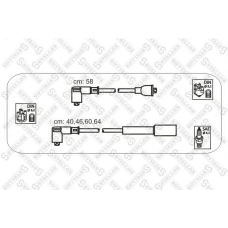 10-38453-SX STELLOX Комплект проводов зажигания