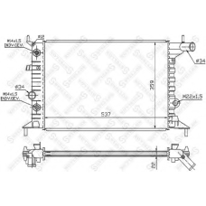 10-26013-SX STELLOX Радиатор, охлаждение двигателя