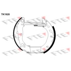 TK1928 FTE Комплект тормозных колодок